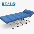 Adult Single Portable Metal Steel Camping Tent Hotel Fold Up Sofa Cot Folding Bed With Mattress